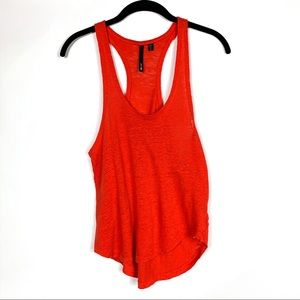 Joe's Jeans Size Medium Orange Racerback Tank Top